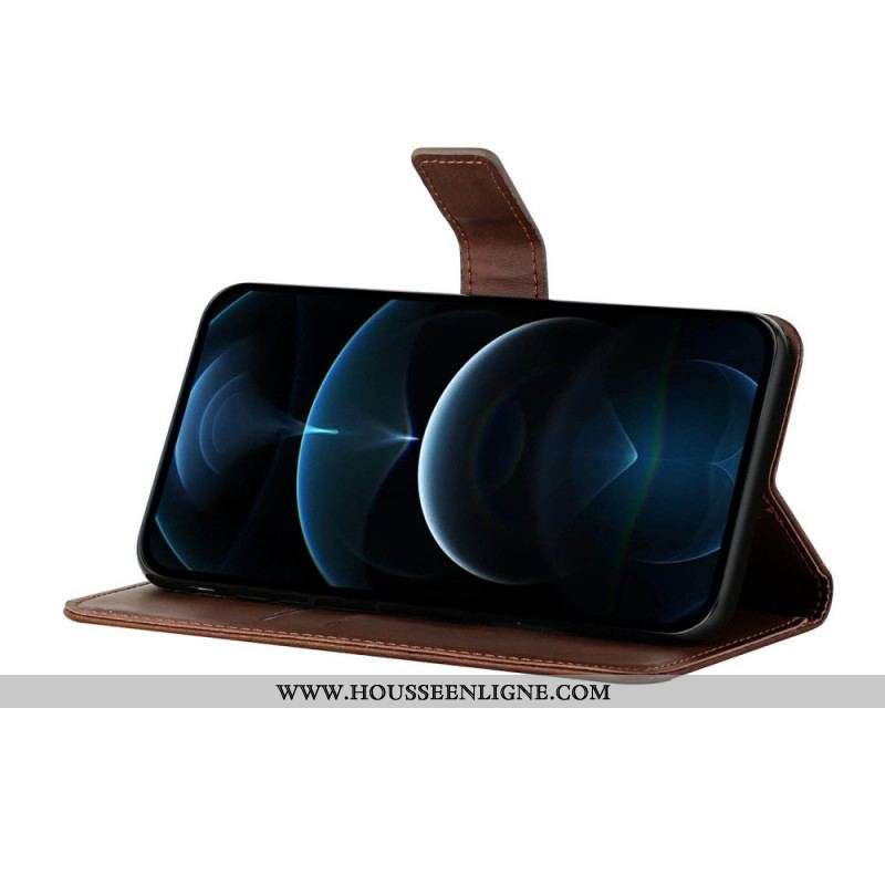 Housse Samsung Galaxy S22 Ultra 5G Style Cuir Géo X Design