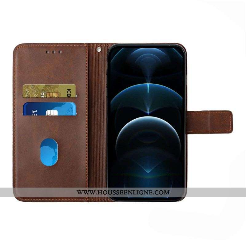 Housse Samsung Galaxy S22 Ultra 5G Style Cuir Géo X Design