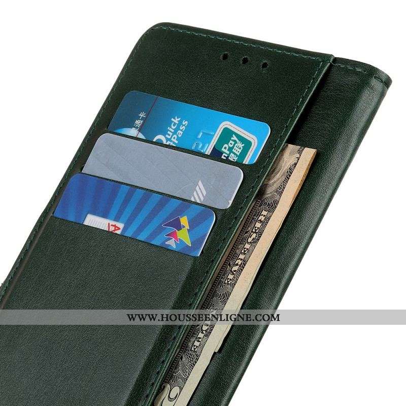 Housse Samsung Galaxy S22 Ultra 5G Style Cuir Élégance