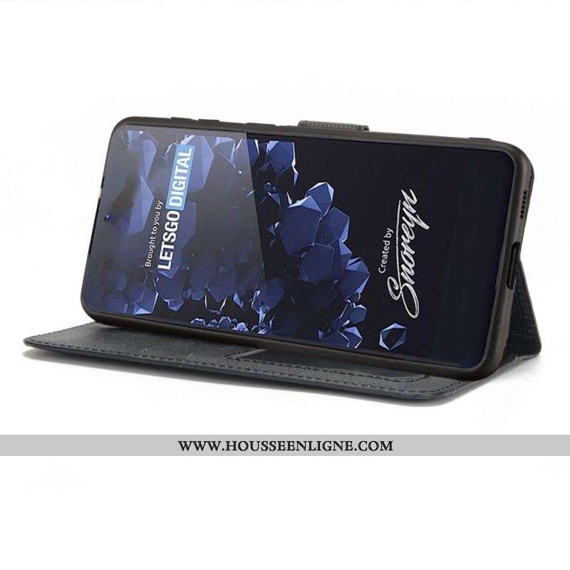 Housse Samsung Galaxy S22 Ultra 5G Texturée avec Coque Détachable