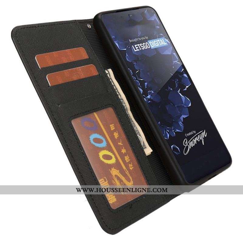 Housse Samsung Galaxy S22 Ultra 5G Texturée avec Coque Détachable