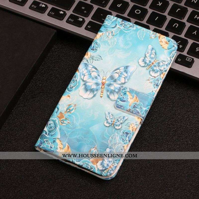 Housse Samsung Galaxy S22 Ultra 5G Vol de Papillons