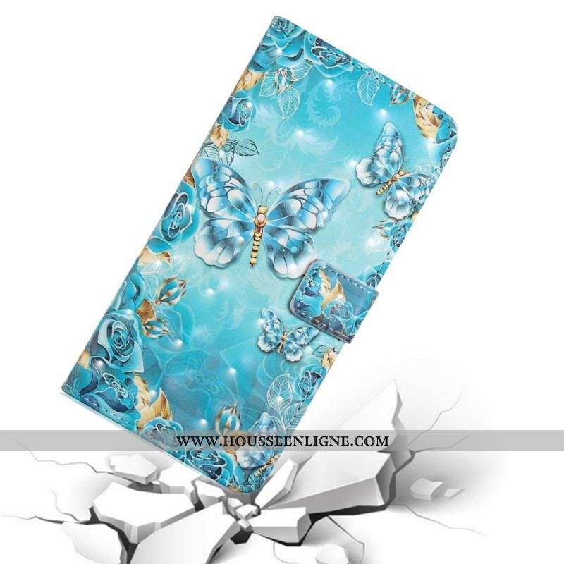 Housse Samsung Galaxy S22 Ultra 5G Vol de Papillons