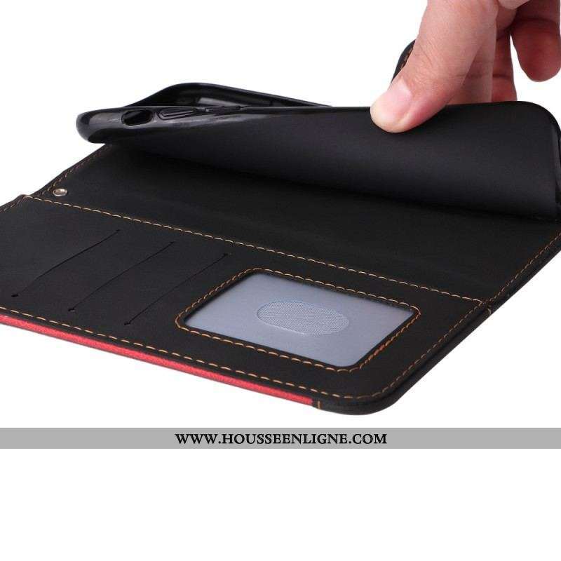 Housse Samsung Galaxy S23 5G Bicolore avec Lanière