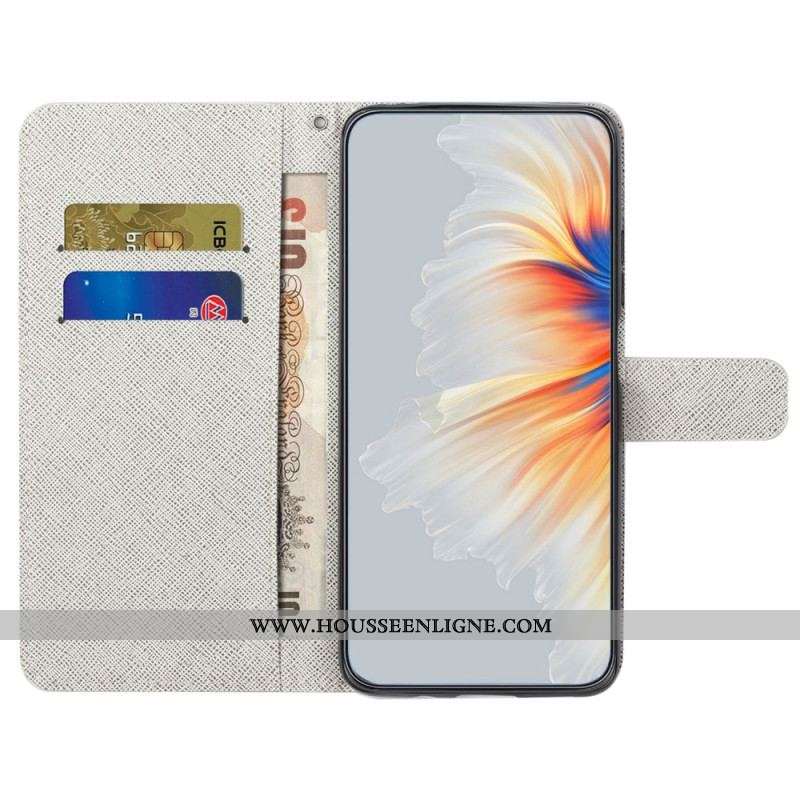 Housse Samsung Galaxy S23 5G Chats dans l'Arbre à Lanière