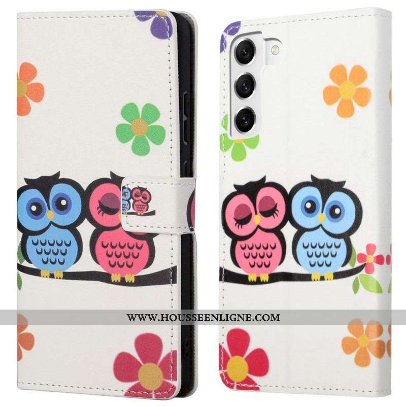 Housse Samsung Galaxy S23 5G Couple de Hiboux