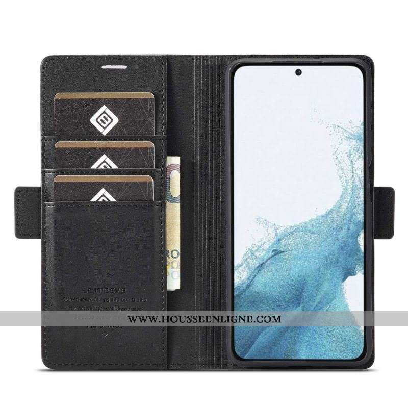Housse Samsung Galaxy S23 5G Double Fermoir Lc.Imeeke