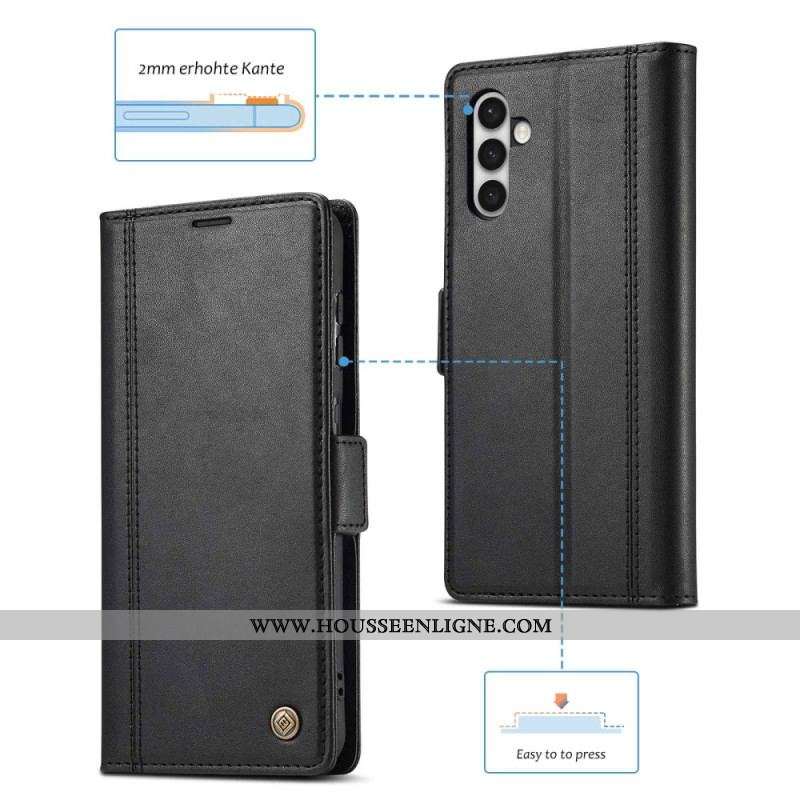 Housse Samsung Galaxy S23 5G Double Fermoir Lc.Imeeke