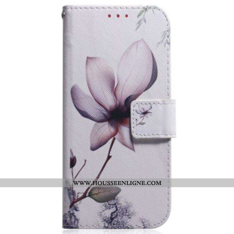 Housse Samsung Galaxy S23 5G Fleur Rose