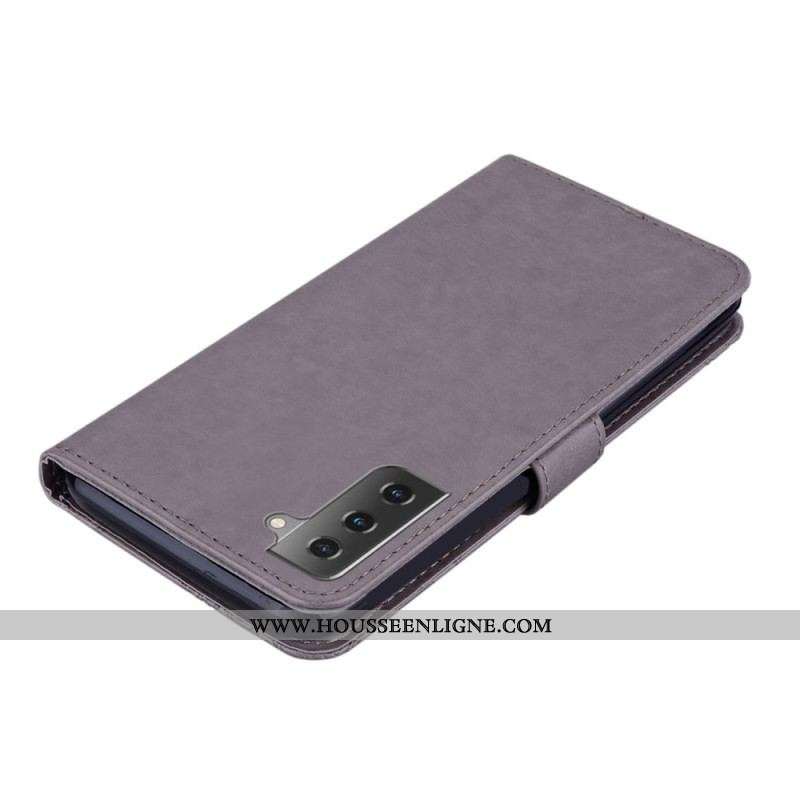 Housse Samsung Galaxy S23 5G Hibou Mandala et Breloque