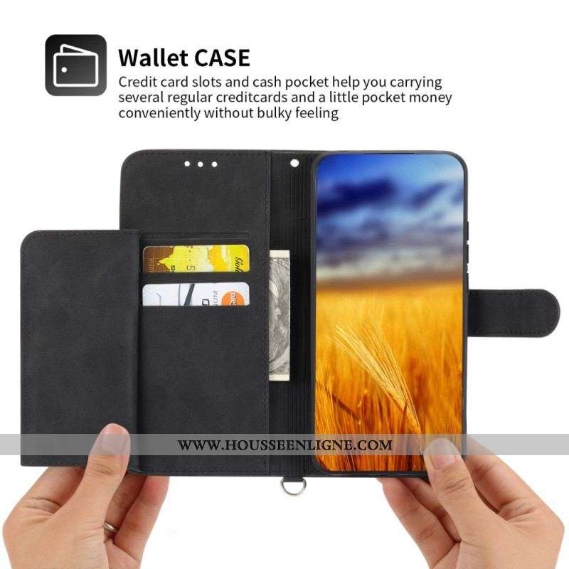 Housse Samsung Galaxy S23 5G Mandala Dentelle à Lanière