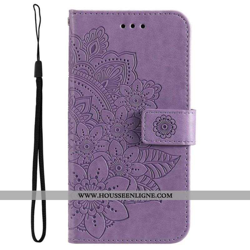 Housse Samsung Galaxy S23 5G Mandala à Lanière