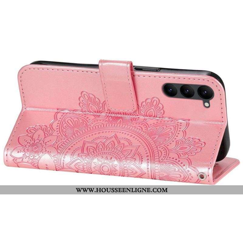 Housse Samsung Galaxy S23 5G Mandala à Lanière
