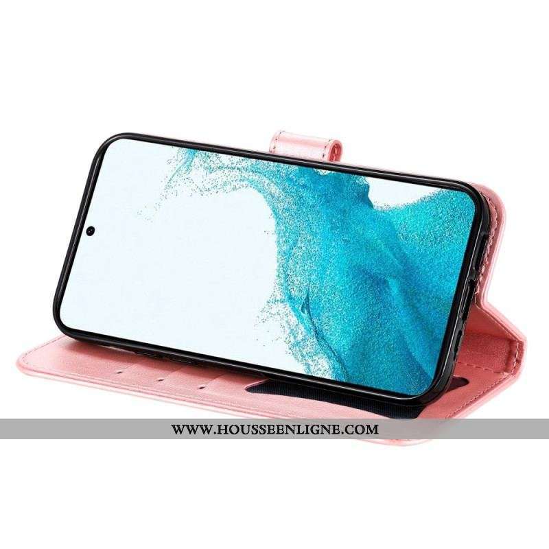 Housse Samsung Galaxy S23 5G Mandala à Lanière