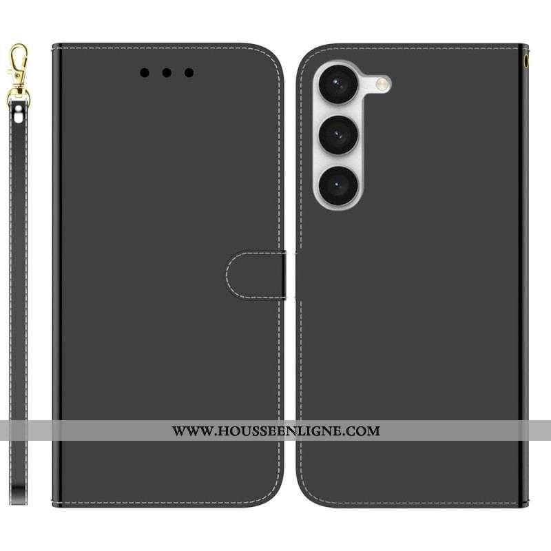 Housse Samsung Galaxy S23 5G Miroir et Lanière