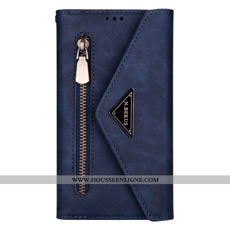 Housse Samsung Galaxy S23 5G Multi-Cartes avec Lanière et Bandoulière