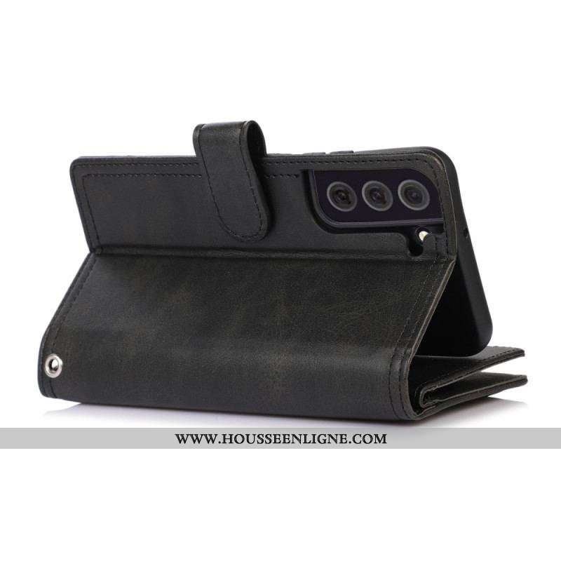 Housse Samsung Galaxy S23 5G Multi-Cartes et  Pochette Frontale