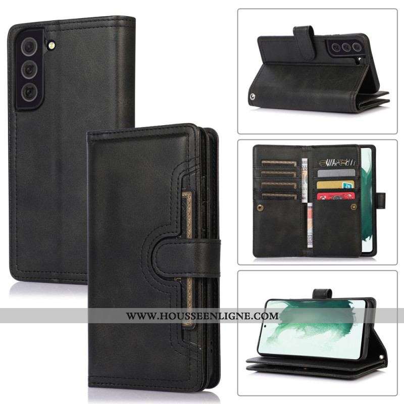 Housse Samsung Galaxy S23 5G Multi-Cartes et  Pochette Frontale
