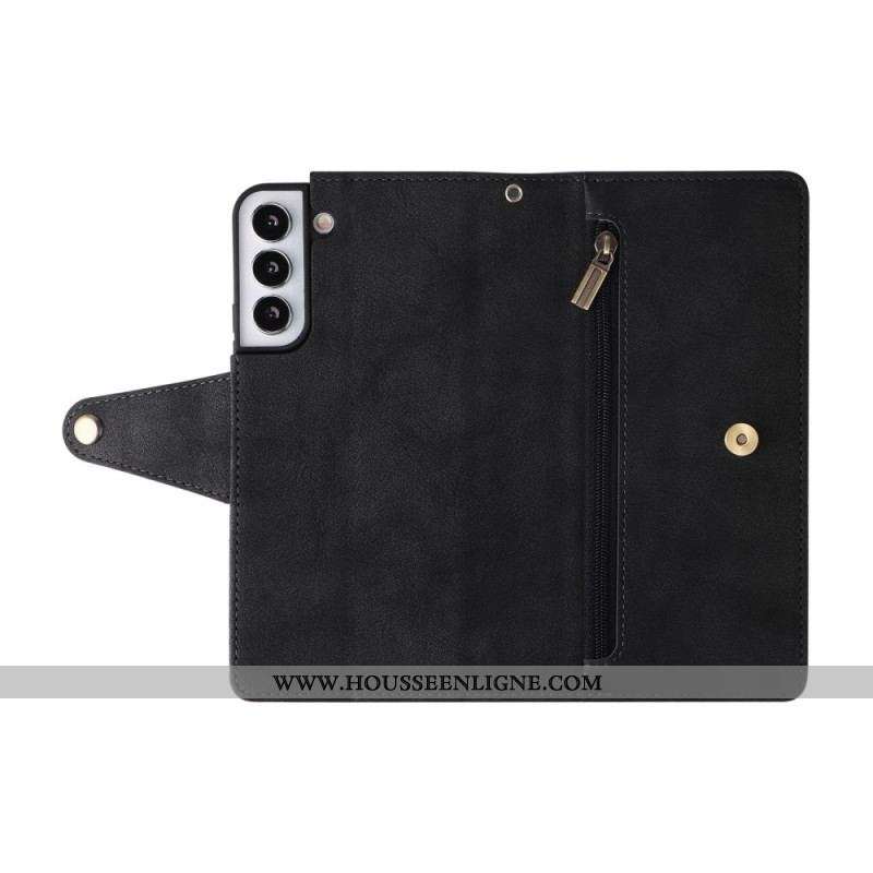 Housse Samsung Galaxy S23 5G Multi-Cartes et Porte-Monnaie