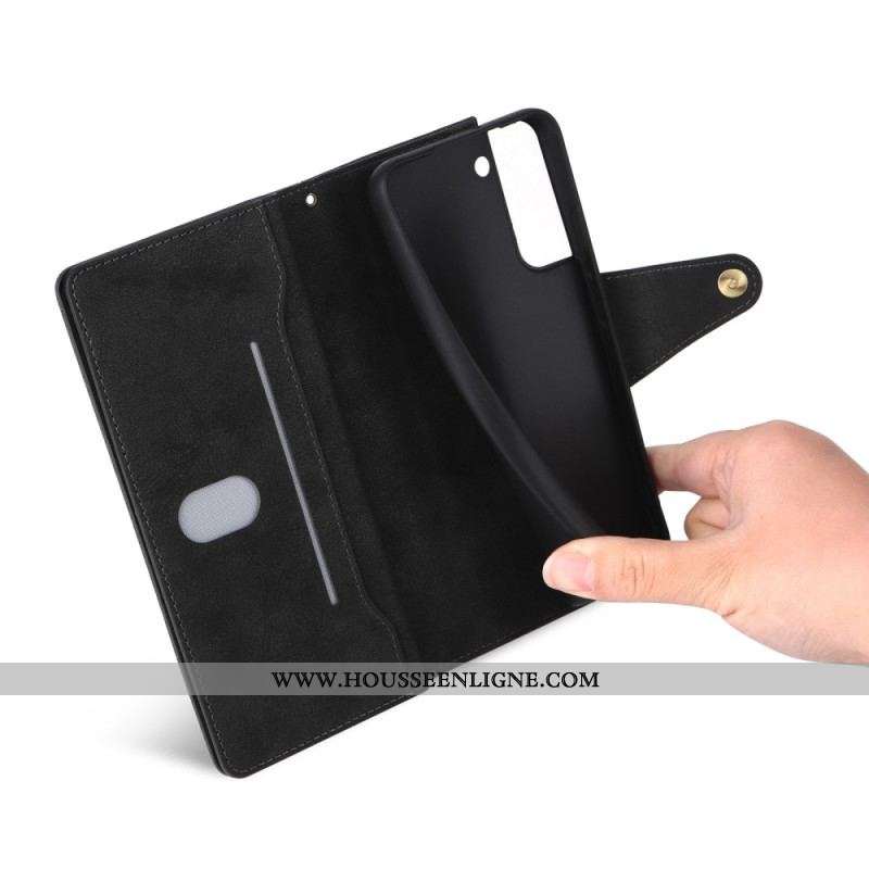 Housse Samsung Galaxy S23 5G Multi-Cartes et Porte-Monnaie