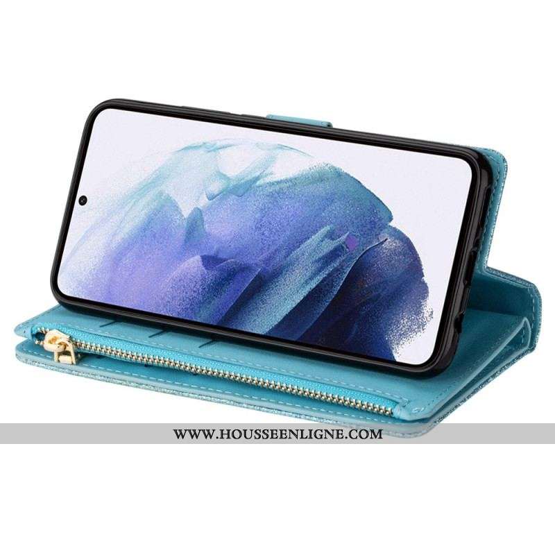 Housse Samsung Galaxy S23 5G Paillettes Portefeuille