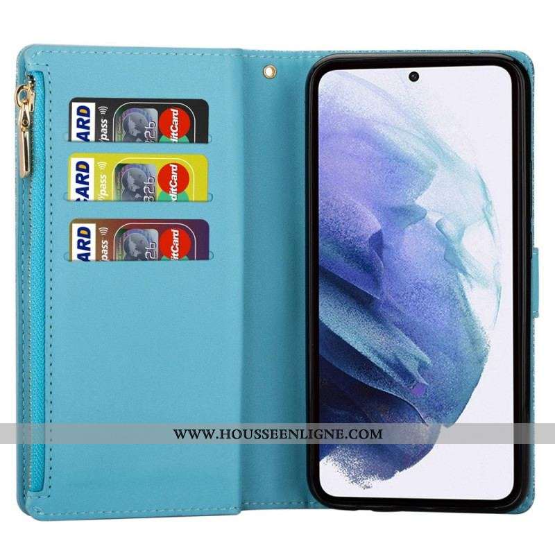 Housse Samsung Galaxy S23 5G Paillettes Portefeuille