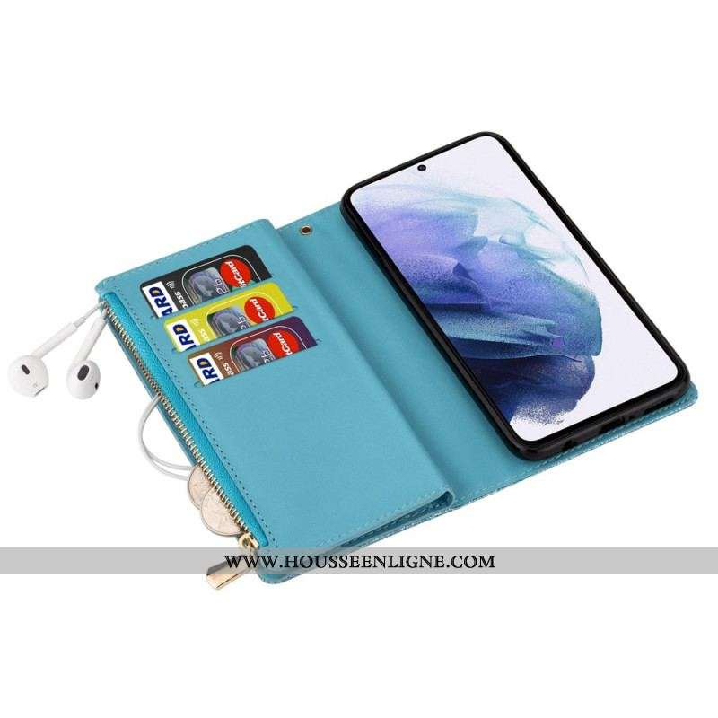 Housse Samsung Galaxy S23 5G Paillettes Portefeuille