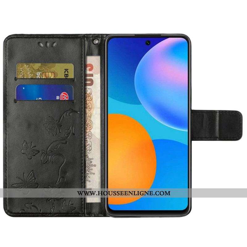 Housse Samsung Galaxy S23 5G Papillons et Fleurs