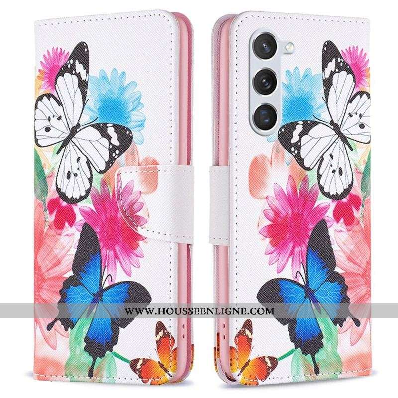 Housse Samsung Galaxy S23 5G Papillons