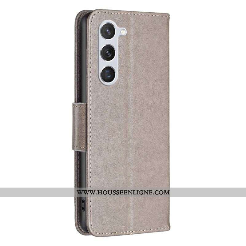 Housse Samsung Galaxy S23 5G Papillons à Lanière