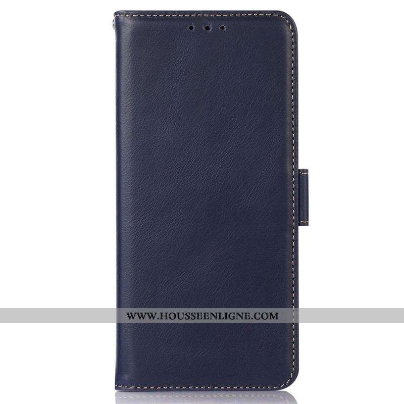 Housse Samsung Galaxy S23 5G Véritable Cuir Fonction RFID