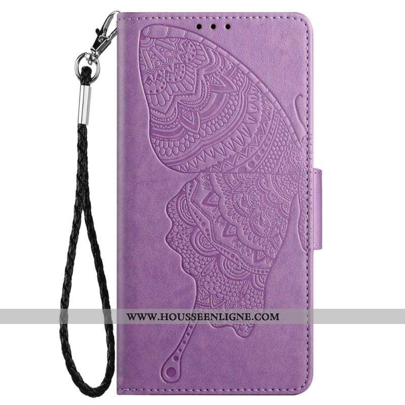 Housse Samsung Galaxy S23 Bicolore Papillon Baroque