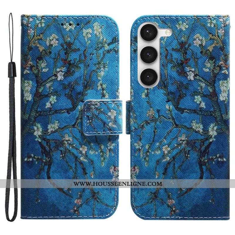 Housse Samsung Galaxy S23 Plus 5G Branches Fleuries