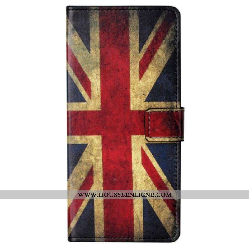 Housse Samsung Galaxy S23 Plus 5G Drapeau Anglais Vintage