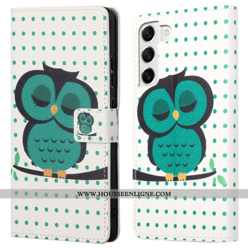 Housse Samsung Galaxy S23 Plus 5G Hibou Endormi