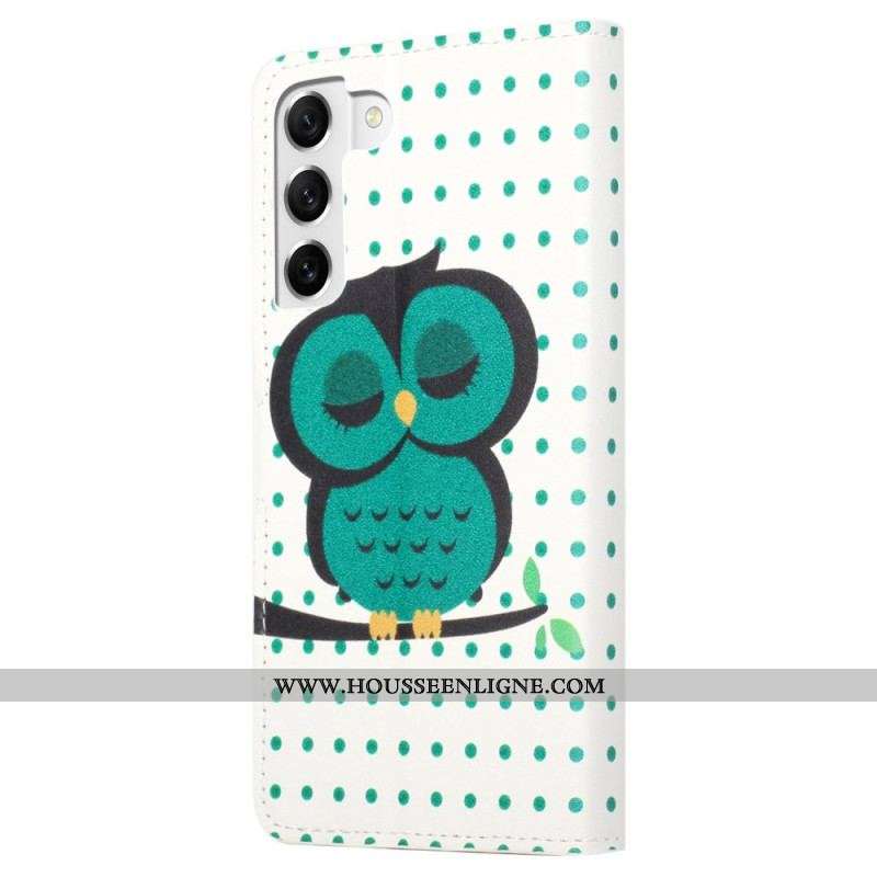 Housse Samsung Galaxy S23 Plus 5G Hibou Endormi