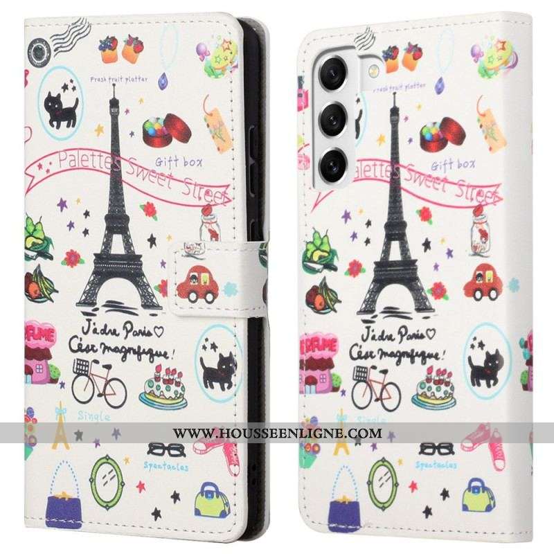 Housse Samsung Galaxy S23 Plus 5G I Love Paris