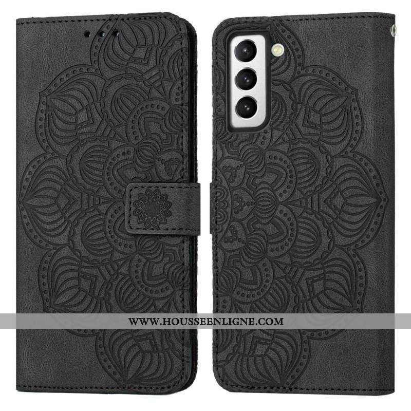 Housse Samsung Galaxy S23 Plus 5G Mandala à Lanière
