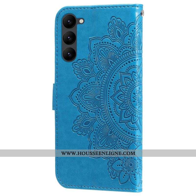 Housse Samsung Galaxy S23 Plus 5G Mandala à Lanière
