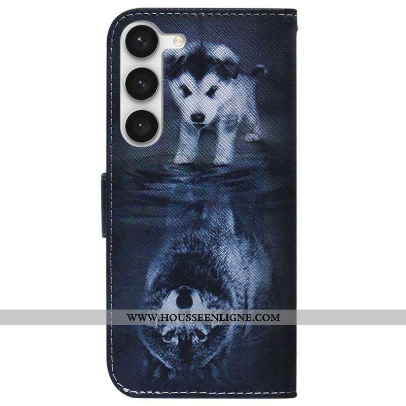 Housse Samsung Galaxy S23 Plus 5G Rêve de Chiot
