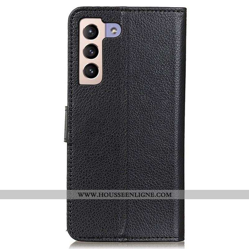 Housse Samsung Galaxy S23 Plus 5G Simili Cuir Traditionnel