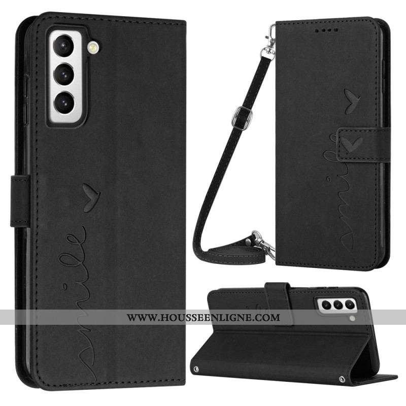 Housse Samsung Galaxy S23 Plus 5G Smile avec Bandoulière