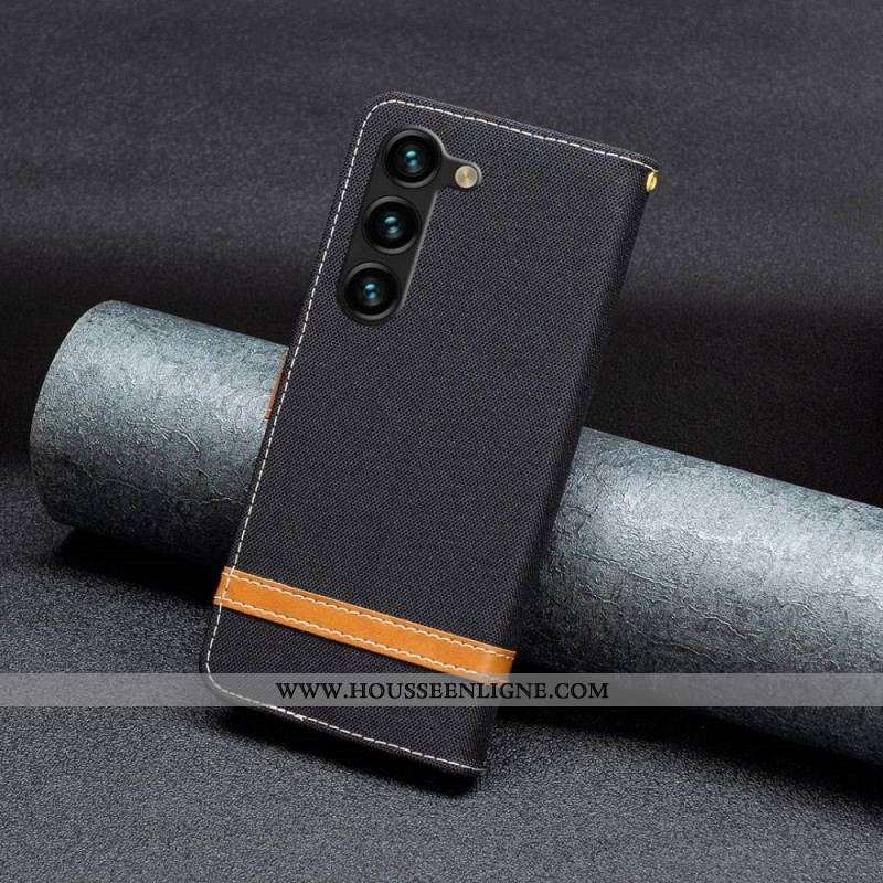 Housse Samsung Galaxy S23 Plus 5G Tissu et Lanière