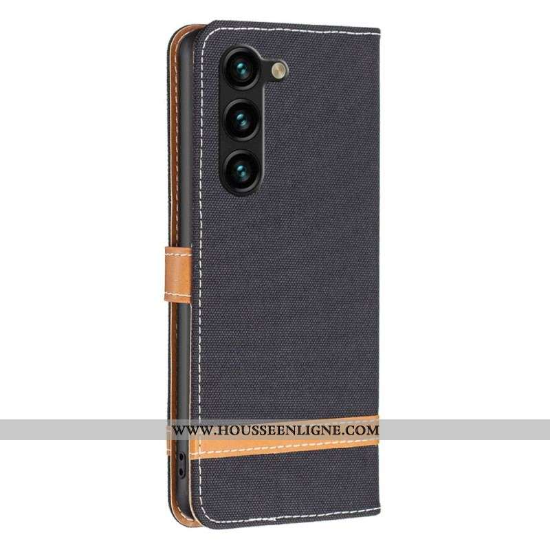 Housse Samsung Galaxy S23 Plus 5G Tissu et Lanière