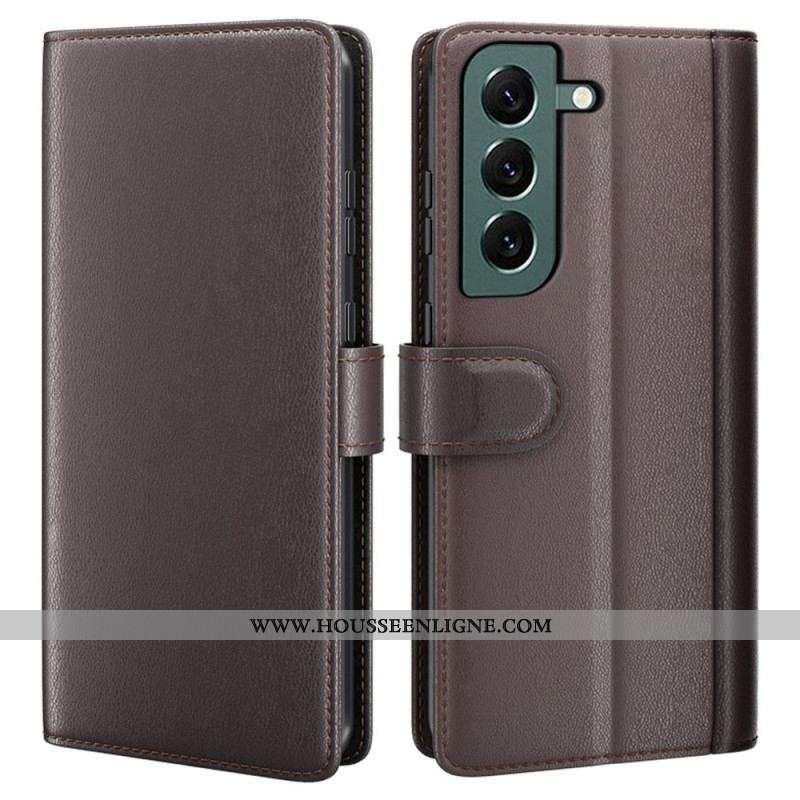 Housse Samsung Galaxy S23 Plus 5G Véritable Cuir