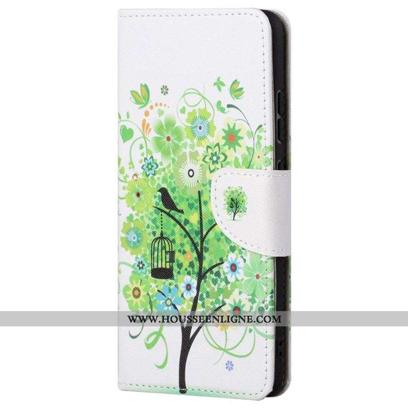 Housse Samsung Galaxy S23 Ultra 5G Arbre au feuillage Vert