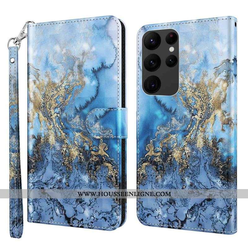 Housse Samsung Galaxy S23 Ultra 5G Art à Lanière