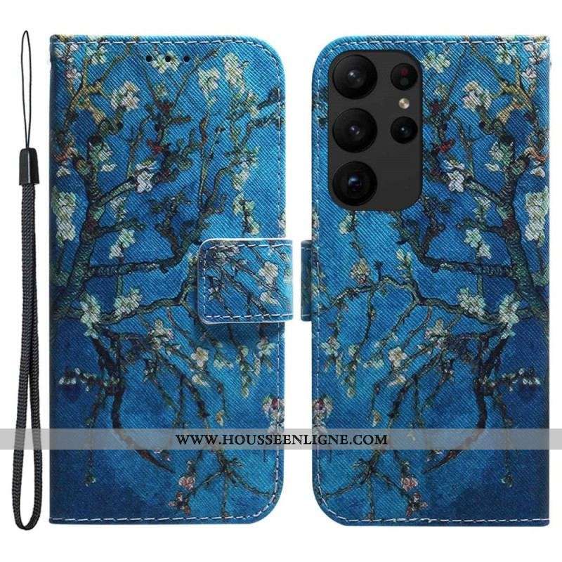 Housse Samsung Galaxy S23 Ultra 5G Branches Fleuries