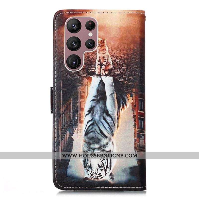 Housse Samsung Galaxy S23 Ultra 5G Chaton