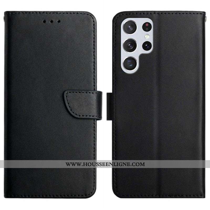 Housse Samsung Galaxy S23 Ultra 5G Cuir Nappa Véritable